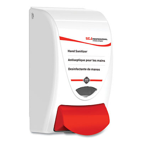 SC Johnson Professional Hand Sanitizer Dispenser, 1L, 4.92 x 4.6 x 9.25, White (SAN1LDSEA)