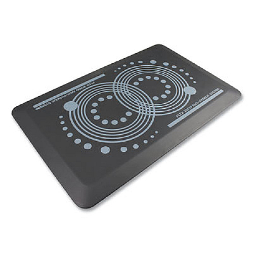 Floortex AFS-TEX 2000 Anti-Fatigue Mat, Rectangular, 20 x 32, Black (FCA22032BK)