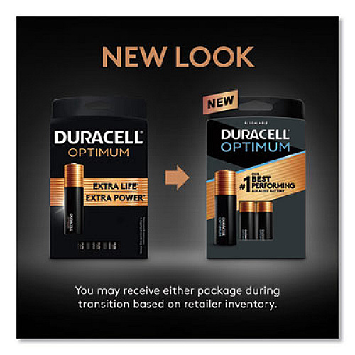 Duracell Optimum Alkaline AA Batteries, 8/Pack (OPT1500B8PRT)