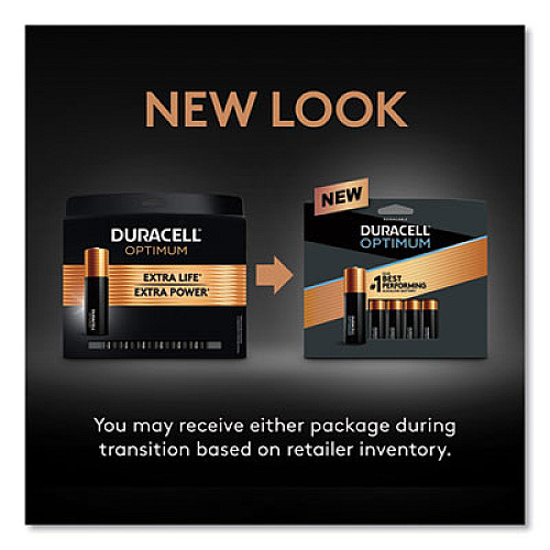 Duracell Optimum Alkaline AAA Batteries, 12/Pack (OPT2400B12PR)