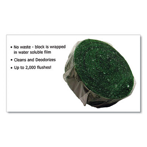 Fresh Products Eco-Fresh Urinal Block, Non-Para, Green Apple Scent, Green, 12/Box, 12 Boxes/Carton (EUB144CF)