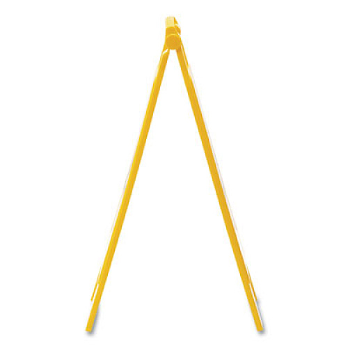 Boardwalk Site Safety Wet Floor Caution Sign, 2-Sided, 10 x 2 x 26, Yellow (26FLOORSIGN)