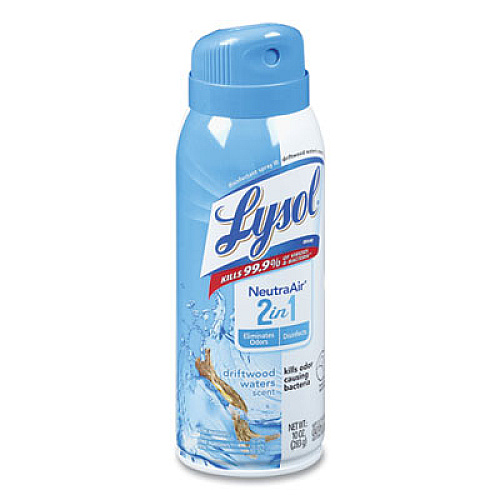 LYSOL Neutra Air 2 in 1 Disinfectant Spray III, Driftwood, 10 oz Aerosol Spray, 6/Carton (98287CT)
