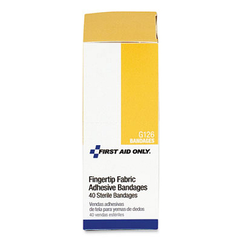 PhysiciansCare by First Aid Only First Aid Fingertip Bandages, 1.75 x 3, 40/Box (G126)