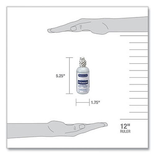 PhysiciansCare by First Aid Only First Aid Refill Components Disposable Eye Wash, 4 oz. Bottle (7006)