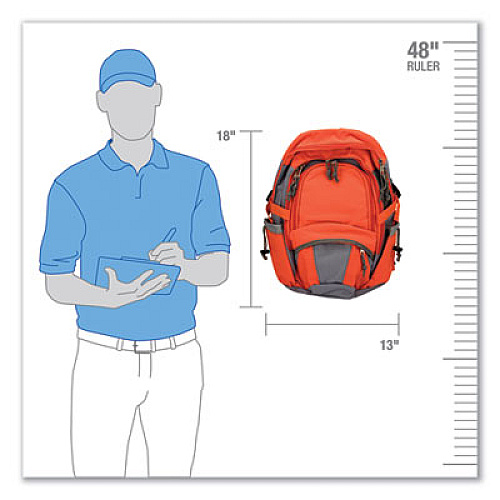 PhysiciansCare by First Aid Only Emergency Care Backpack XL, 63 Pieces, Nylon Fabric Case (90001)