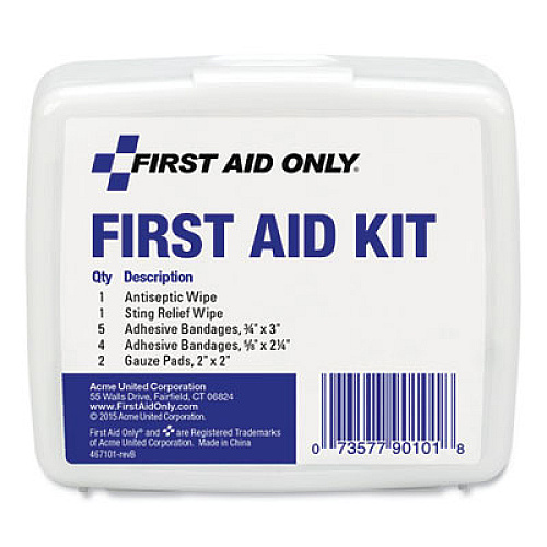 PhysiciansCare by First Aid Only First Aid On the Go Kit, Mini, 13 Pieces, Plastic Case (90101)