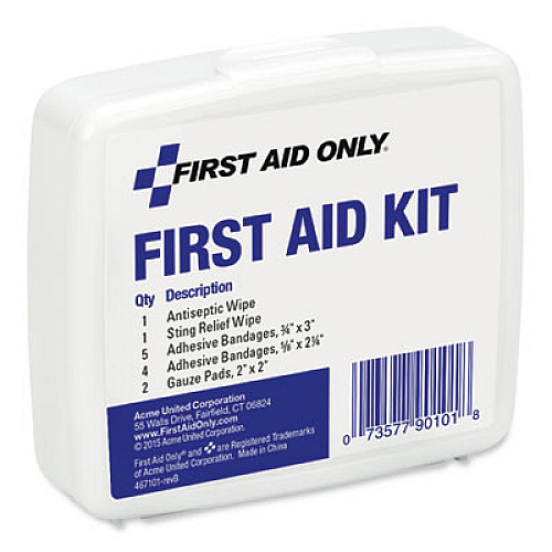 PhysiciansCare by First Aid Only First Aid On the Go Kit, Mini, 13 Pieces, Plastic Case (90101)