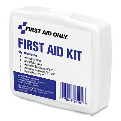 PhysiciansCare by First Aid Only First Aid On the Go Kit, Mini, 13 Pieces, Plastic Case (90101)