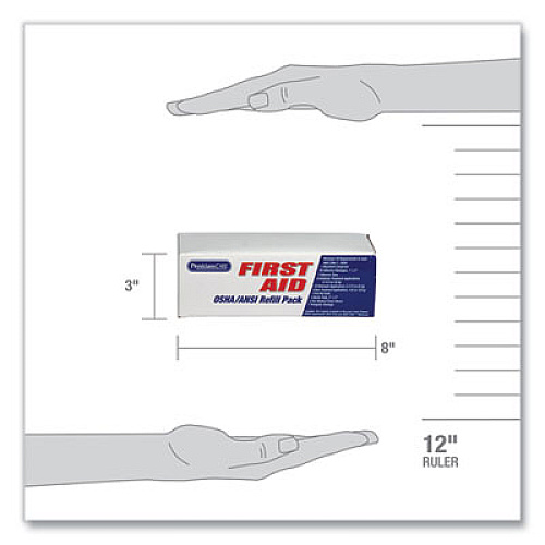 PhysiciansCare by First Aid Only OSHA First Aid Refill Kit, 41 Pieces/Kit (90103)