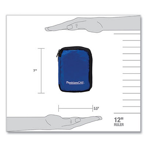 PhysiciansCare by First Aid Only Soft-Sided First Aid Kit for up to 10 People, 95 Pieces, Soft Fabric Case (90166)