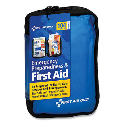 PhysiciansCare by First Aid Only Soft-Sided First Aid and Emergency Kit, 104 Pieces, Soft Fabric Case (90168)