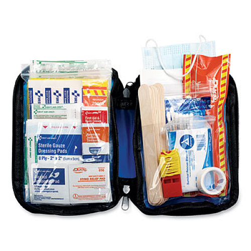 PhysiciansCare by First Aid Only Soft-Sided First Aid and Emergency Kit, 104 Pieces, Soft Fabric Case (90168)