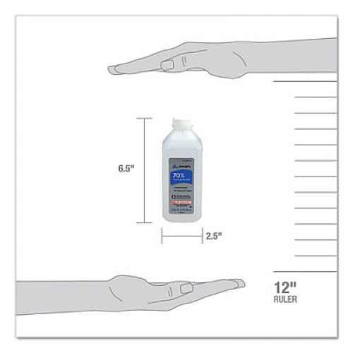 PhysiciansCare by First Aid Only First Aid Kit Rubbing Alcohol, Isopropyl Alcohol, 16 oz Bottle (M313)