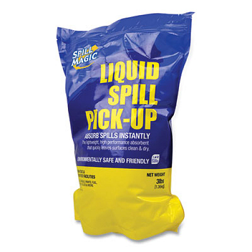 Spill Magic Sorbent, 4 qt, 3 lbs Bag (SM106)