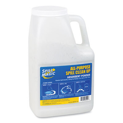 Spill Magic Sorbent, 4 qt, 3 lbs Bottle (SM202DB)