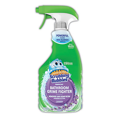 Scrubbing Bubbles Bathroom Grime Fighter, Lavender Scent, 32 oz Spray Bottle (306371EA)