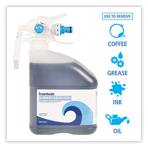 Boardwalk PDC Cleaner Degreaser, Unscented, 3 L Bottle, 2/Carton (4812)