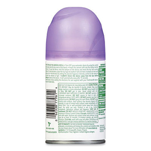 Air Wick Freshmatic Ultra Automatic Spray Refill, Lavender/Chamomile, 5.89 oz Aerosol Spray, 6/Carton (77961CT)