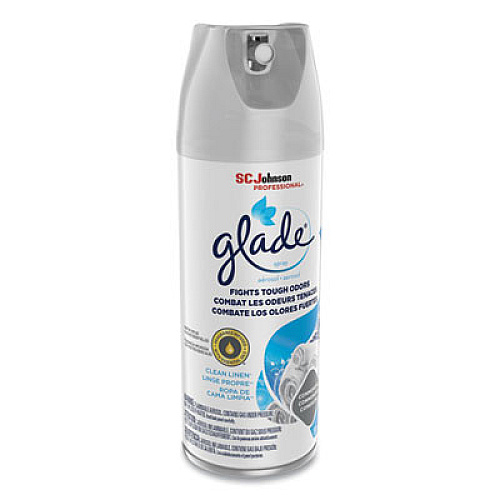Glade Air Freshener, Clean Linen, 13.8 oz, 12/Carton (682277)