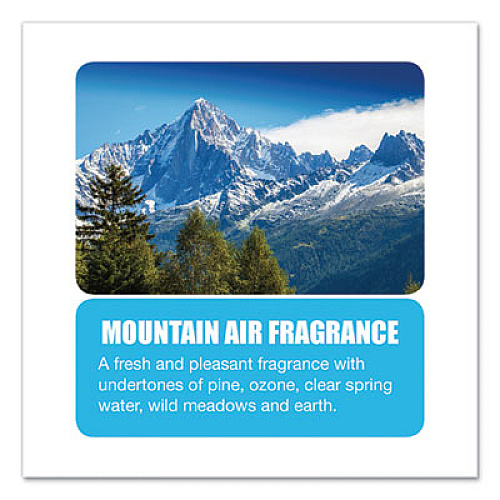 Big D Industries Diamond 3D Urinal Screen, Mountain Air Scent, Blue, 10/Pack, 6 Packs/Carton (623CT)