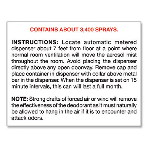 Big D Industries Metered Concentrated Room Deodorant, Potpourri Scent, 7 oz Aerosol Spray, 12/Carton (462)