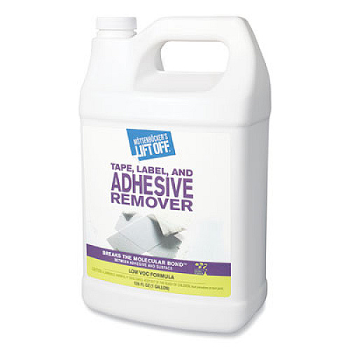 Motsenbocker's Lift-Off Tape, Label and Adhesive Remover, 1 gal Bottle, 4/Carton (40801)