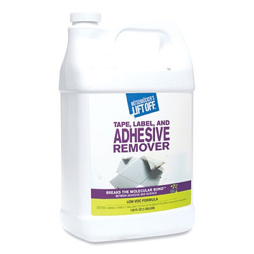 Motsenbocker's Lift-Off Tape, Label and Adhesive Remover, 1 gal Bottle, 4/Carton (40801)