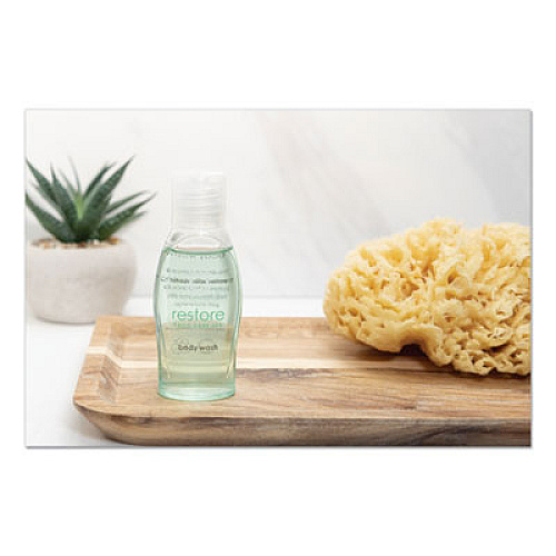 Dial Amenities Restore Body Wash, Clean Scent, 1 oz, 288/Carton (00027)