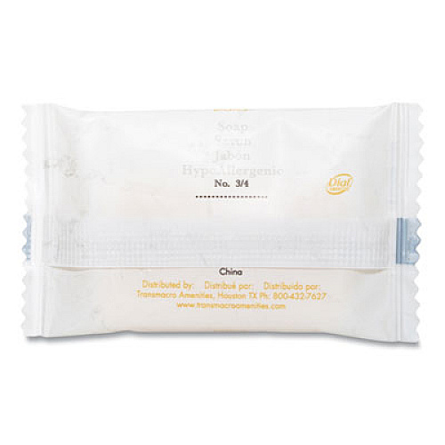 Dial Amenities Cleansing Soap, Pleasant Scent, # 3/4, 1,000/Carton (06009A)