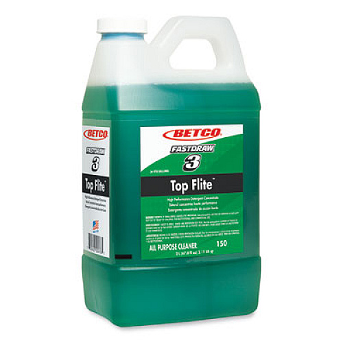 Betco Top Flite FastDraw All-Purpose Cleaner, Mint Scent, 67.6 oz Bottle, 4/Carton (1504700)