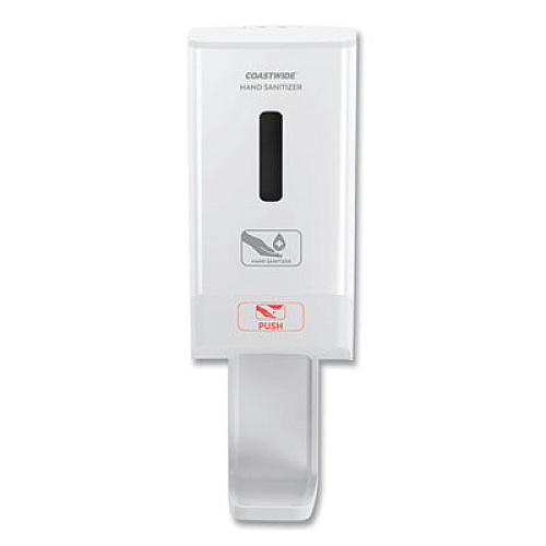 Coastwide Professional J-Series Automatic Wall-Mounted Hand Sanitizer Dispenser, 1,200 mL, 6.62 x 4.12 x 13.87, White (JAHW)