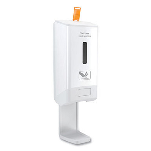 Coastwide Professional J-Series Automatic Wall-Mounted Hand Sanitizer Dispenser, 1,200 mL, 6.62 x 4.12 x 13.87, White (JAHW)