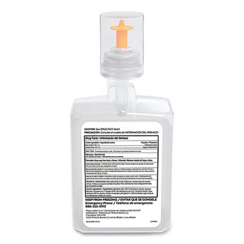 Coastwide Professional 70% Alcohol Foaming Hand Sanitizer Refill for J-Series Dispensers, 1,200 mL Cartridge, Unscented, 2/Carton (JSRHSF)