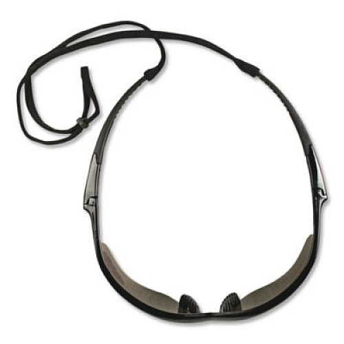 KleenGuard Nemesis Readers Safety Glasses, 2.5+ Diopter, Black Half Frame, Smoke Dual Lens, 6/Box (22519)