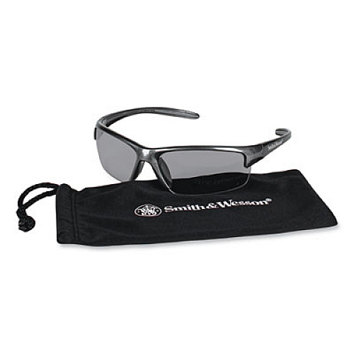 KleenGuard Equalizer Safety Glasses, Gunmetal Half Frame, Smoke Dual Lens, 12/Box (21297)