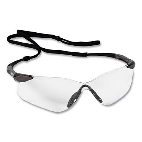 KleenGuard Nemesis VL Safety Glasses, Frameless, Clear Single Lens, 12/Box (29111)