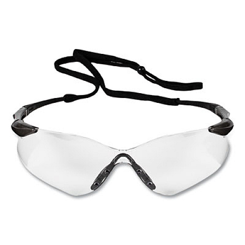 KleenGuard Nemesis VL Safety Glasses, Frameless, Clear Single Lens, 12/Box (29111)