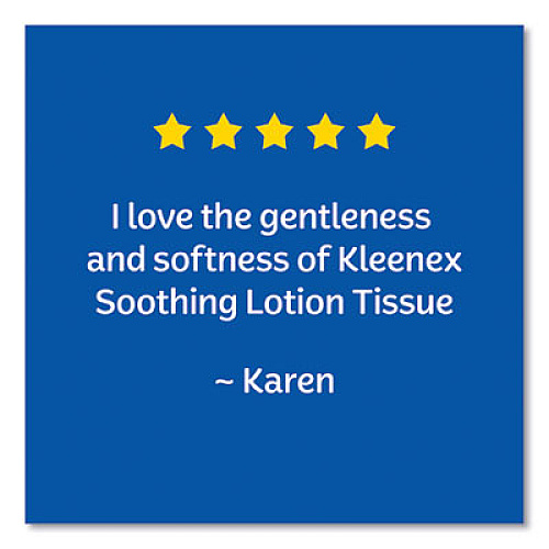 Kleenex LOTION FACIAL TISSUE, 2-PLY, WHITE, 65 SHEETS/BOX, 27 BOXES/CARTON (49974CT)