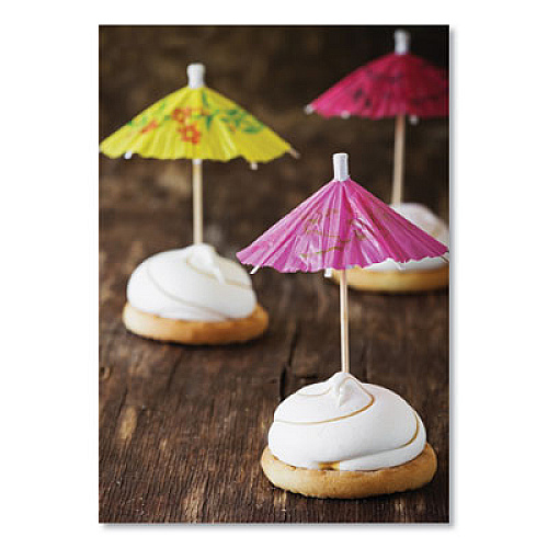 AmerCareRoyal Cocktail Parasols, 3", Assorted, 144/Box, 50 Boxes/Carton (RP144)