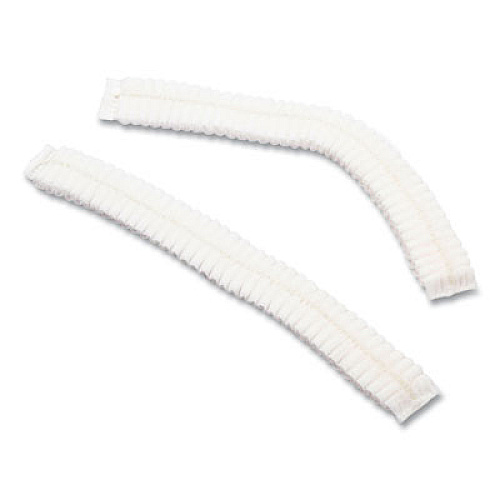 AmerCareRoyal Latex-Free Operating Room Cap, Pleated, Polypropylene, 21", White, 100 Caps/Pack, 10 Packs/Carton (RP110NWP)