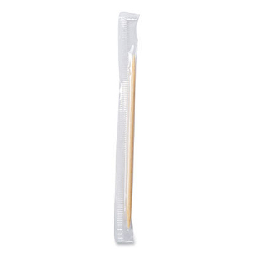 AmerCareRoyal Cello-Wrapped Round Wood Toothpicks, Mint, 2.5", Natural, 1,000/Box, 15 Boxes/Carton (RM115)
