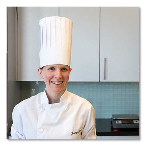 AmerCareRoyal Pleated Chef's Hats, Paper, Adjustable, 10" Tall, One Size, White, 24/Carton (RCH10)