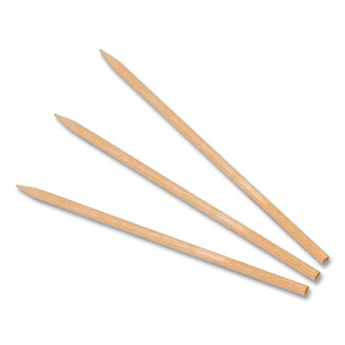 AmerCareRoyal Wooden Skewers, 4.5", White, 10,000/Carton (R815)