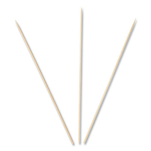 AmerCareRoyal Bamboo Skewers, Paper, 10", White, 100/Pack, 10 Packs/Box, 12 Boxes/Carton (R813)
