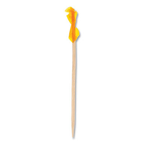 AmerCareRoyal Regular Cellophane-Frill Wood Picks, 2.5", Assorted, 1,000/Box, 10 Boxes/Carton (R811W)