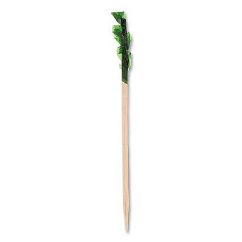 AmerCareRoyal Regular Cellophane-Frill Wood Picks, 2.5", Assorted, 1,000/Box, 10 Boxes/Carton (R811W)