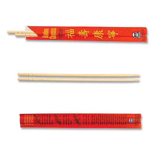 AmerCareRoyal Chopsticks, Paper, 9", Natural, 1,000/Carton (R809)