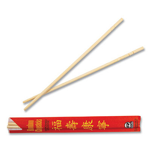 AmerCareRoyal Chopsticks, Paper, 9", Natural, 1,000/Carton (R809)