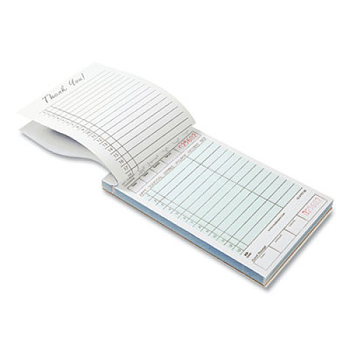 AmerCareRoyal Guest Check Book, Two-Part Carbonless, 4.2 x 7.75, 1/Page, 500 Forms/Book, 4 Books/Carton (GC47972B)